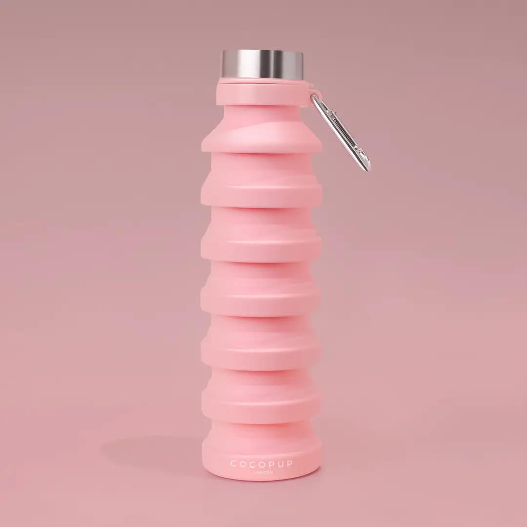COCOPUP London Zusammenklappbare Trinkflasche – Pink