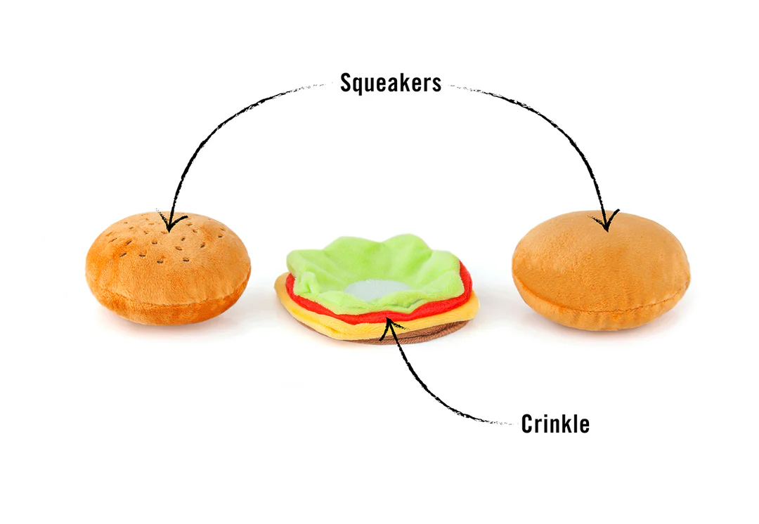 P.L.A.Y. Hundespielzeug American Classic Barky Burger
