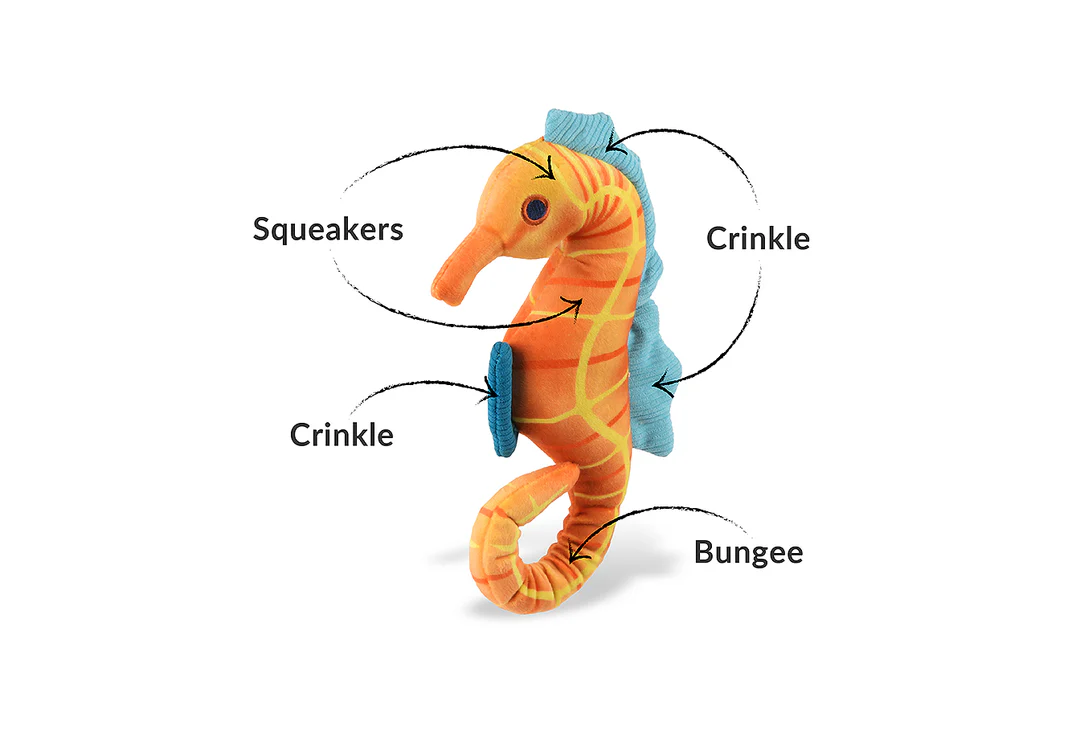 P.L.A.Y. Hundespielzeug Ocean Buddies Seahorse