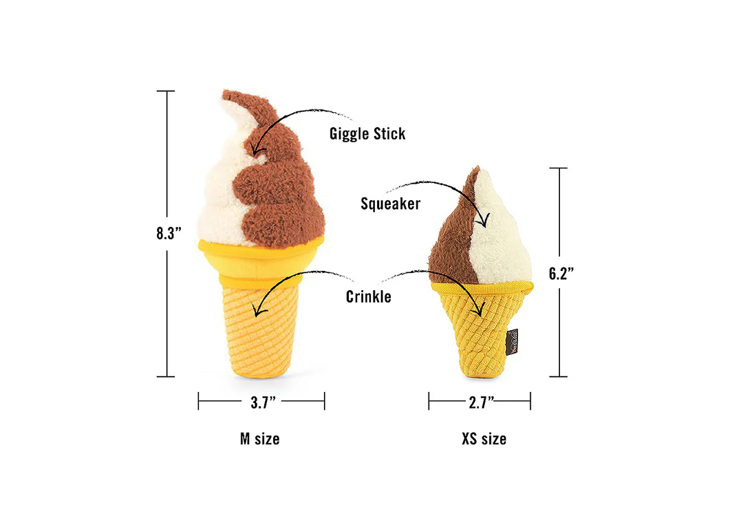 P.L.A.Y. Hundespielzeug Snack Attack Swirls n' Slobbers Soft Serve