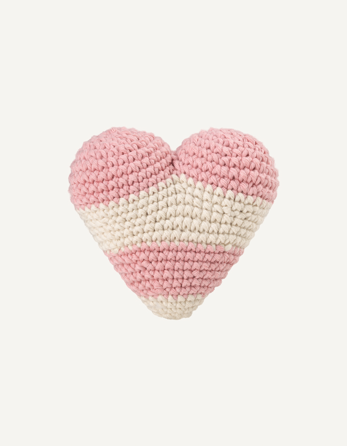 LILLABEL Heart Love gehäkelt Rosa