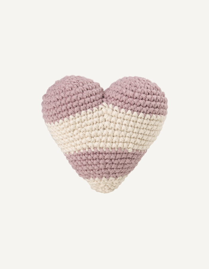 LILLABEL Heart Love gehäkelt Lavendel
