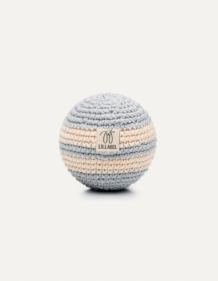 LILLABEL Ball RAINBOW gehäkelt Sky Blue