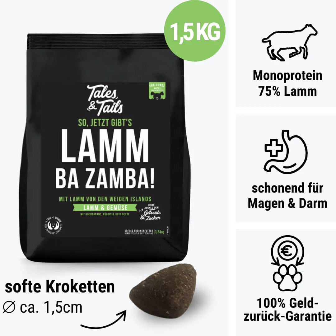 TALES & TAILS LammBa Zamba! - 1,5kg