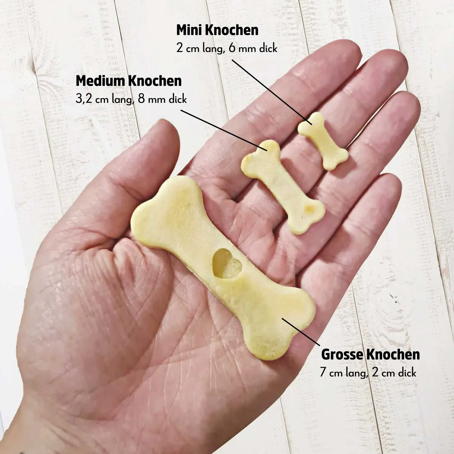 Collory Backmatten für Hundeleckerlis in Knochenform