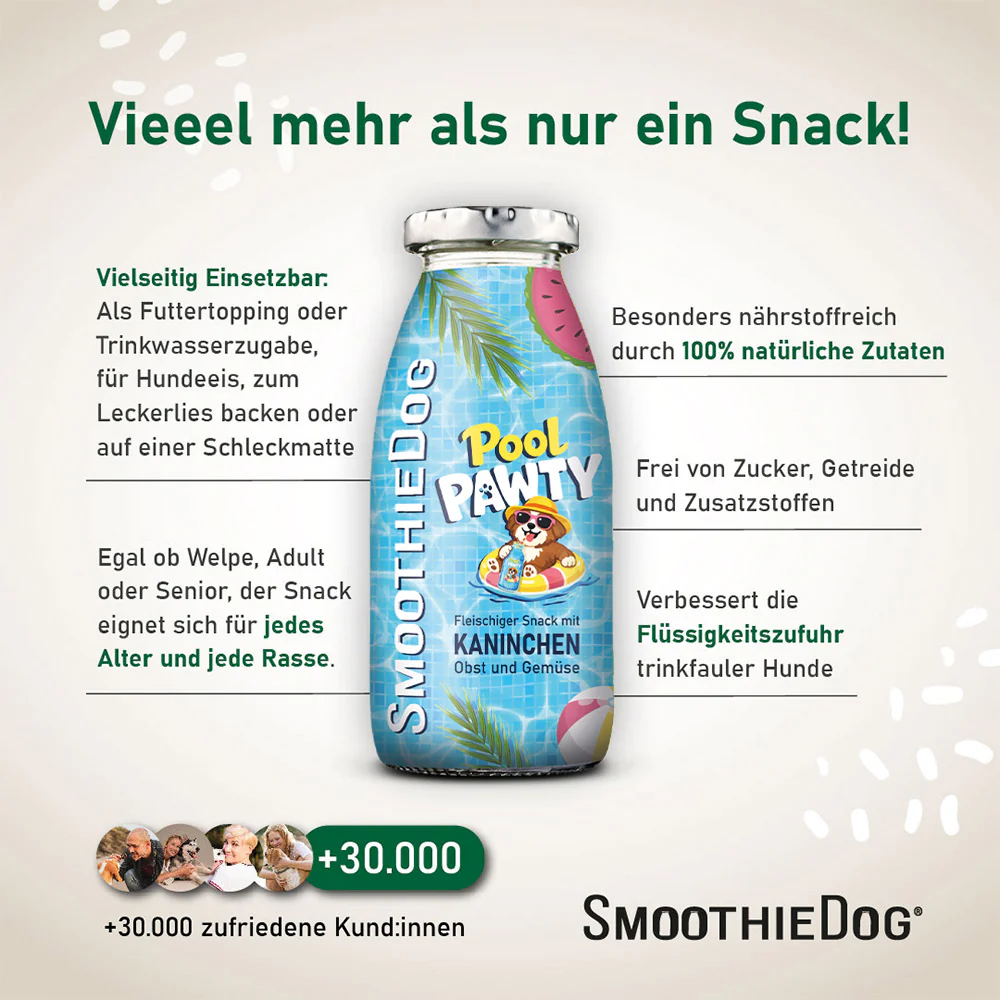SmoothieDog Summer-Edition Pool Pawty