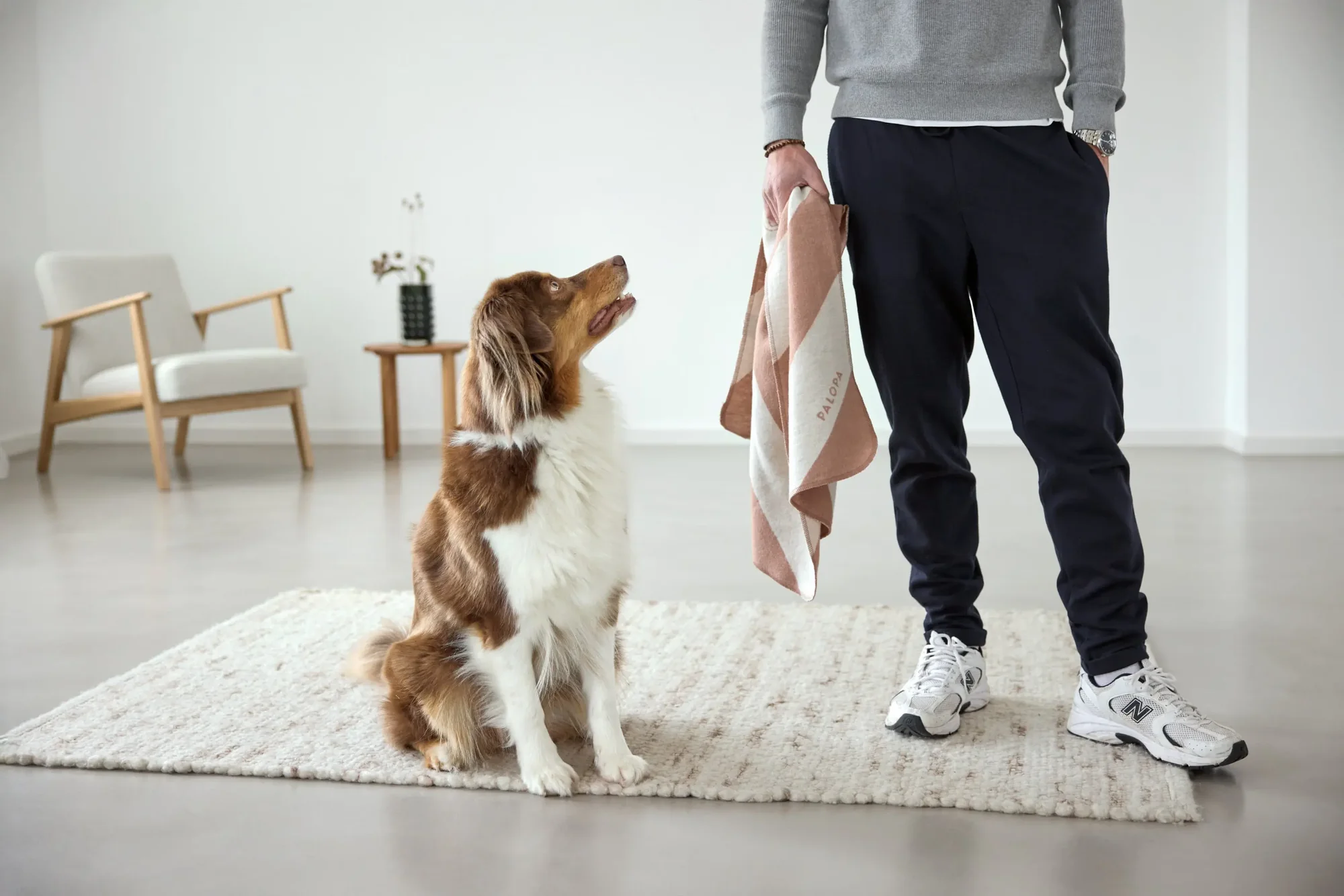 PALOPA Hundedecke M - Ida, Streifen Ahorn