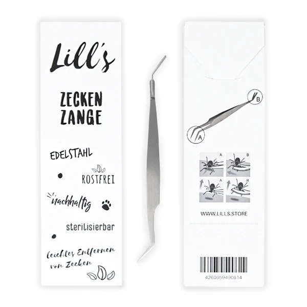 Lill's Zeckenzange aus Edelstahl