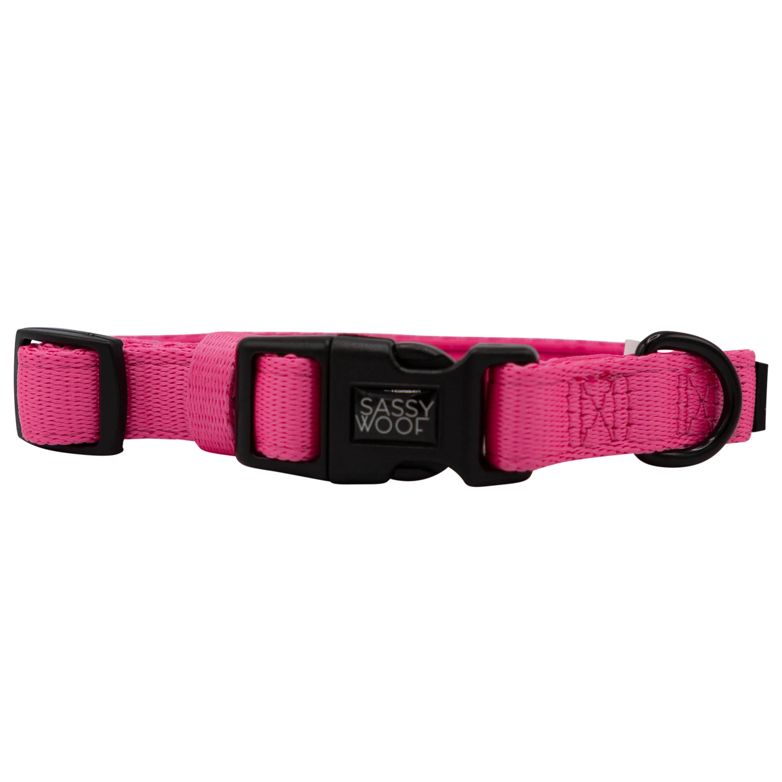 Sassy Woof Hundehalsband Neon Kollektion - Pink