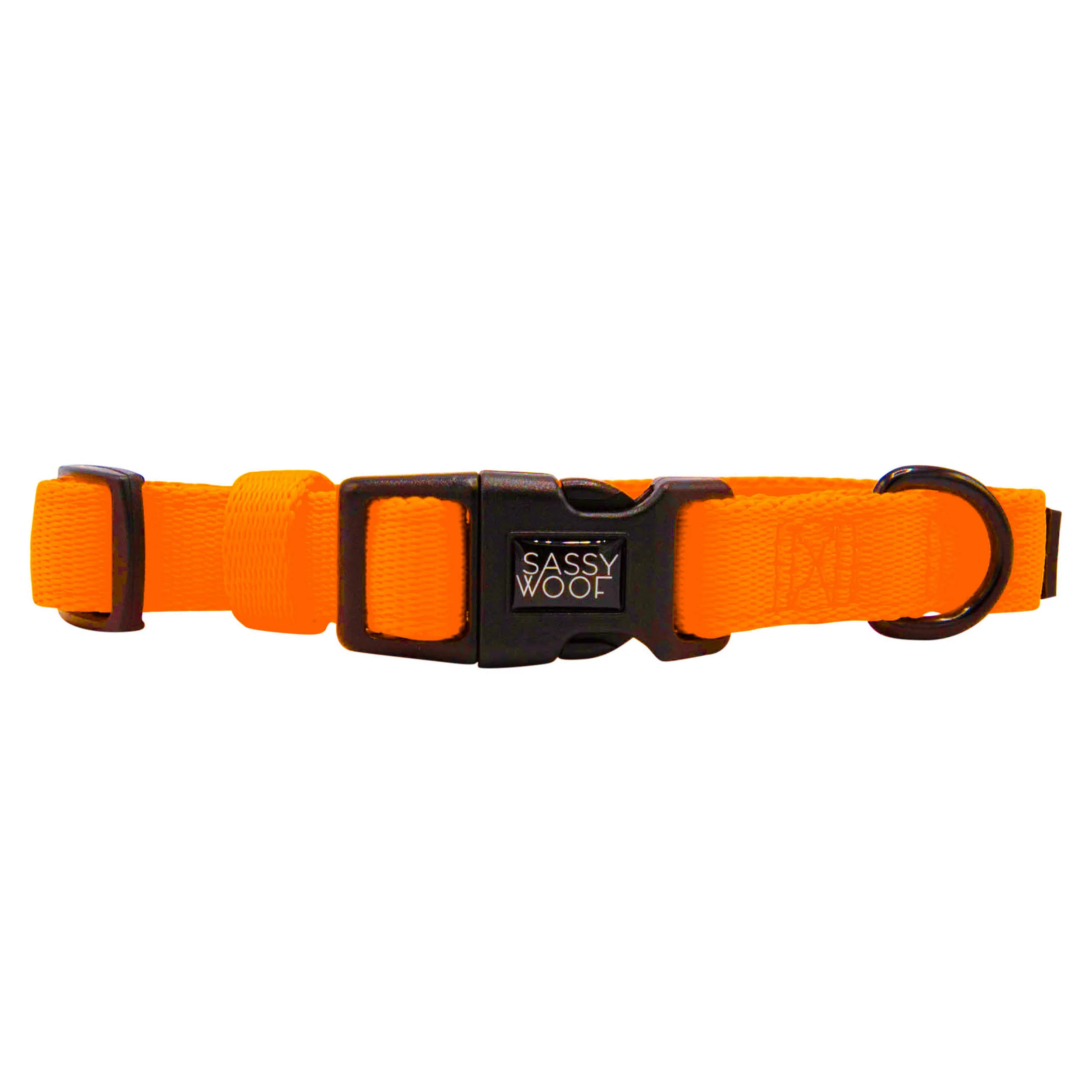 Sassy Woof Hundehalsband Neon Kollektion - Orange
