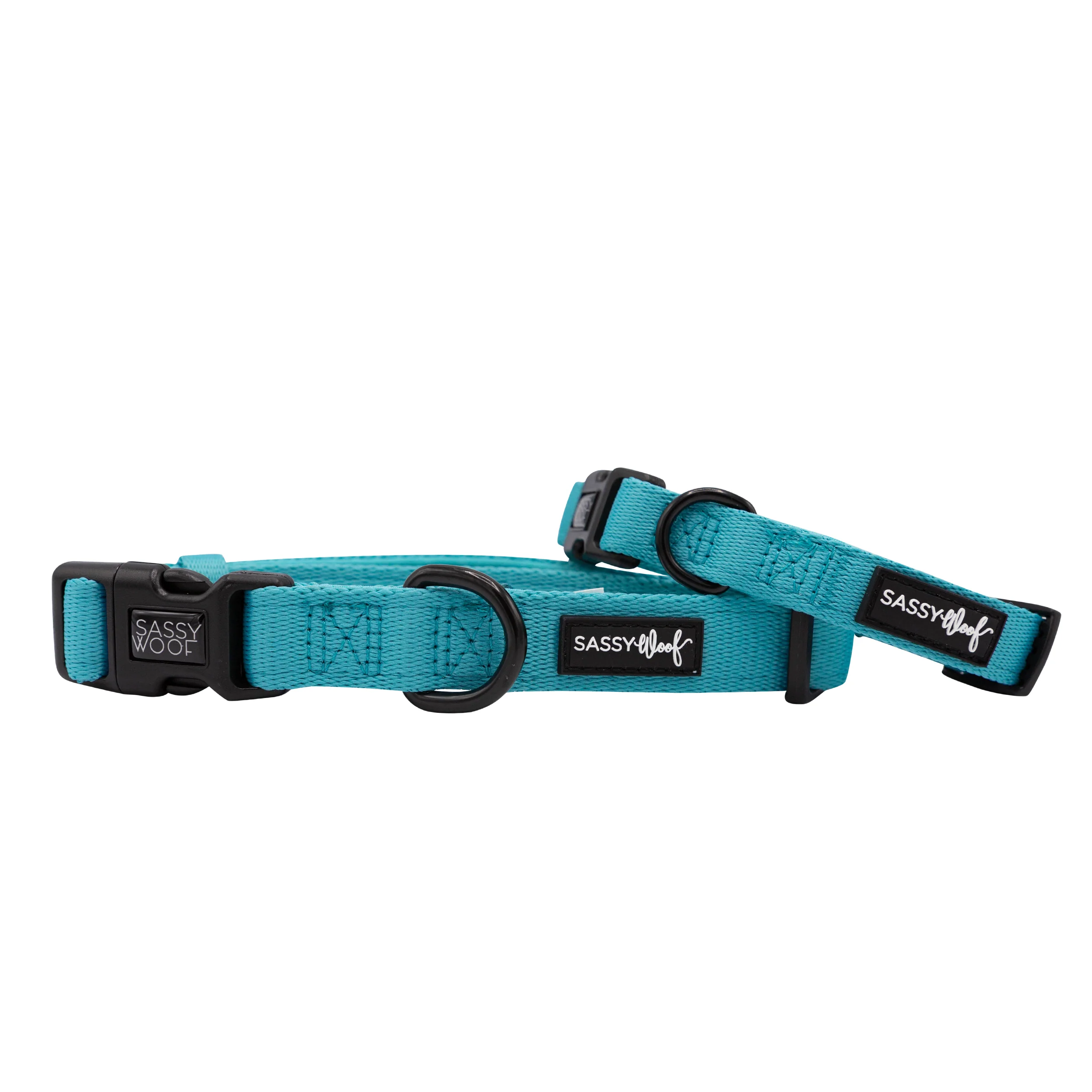 Sassy Woof Hundehalsband Neon Kollektion - Blau