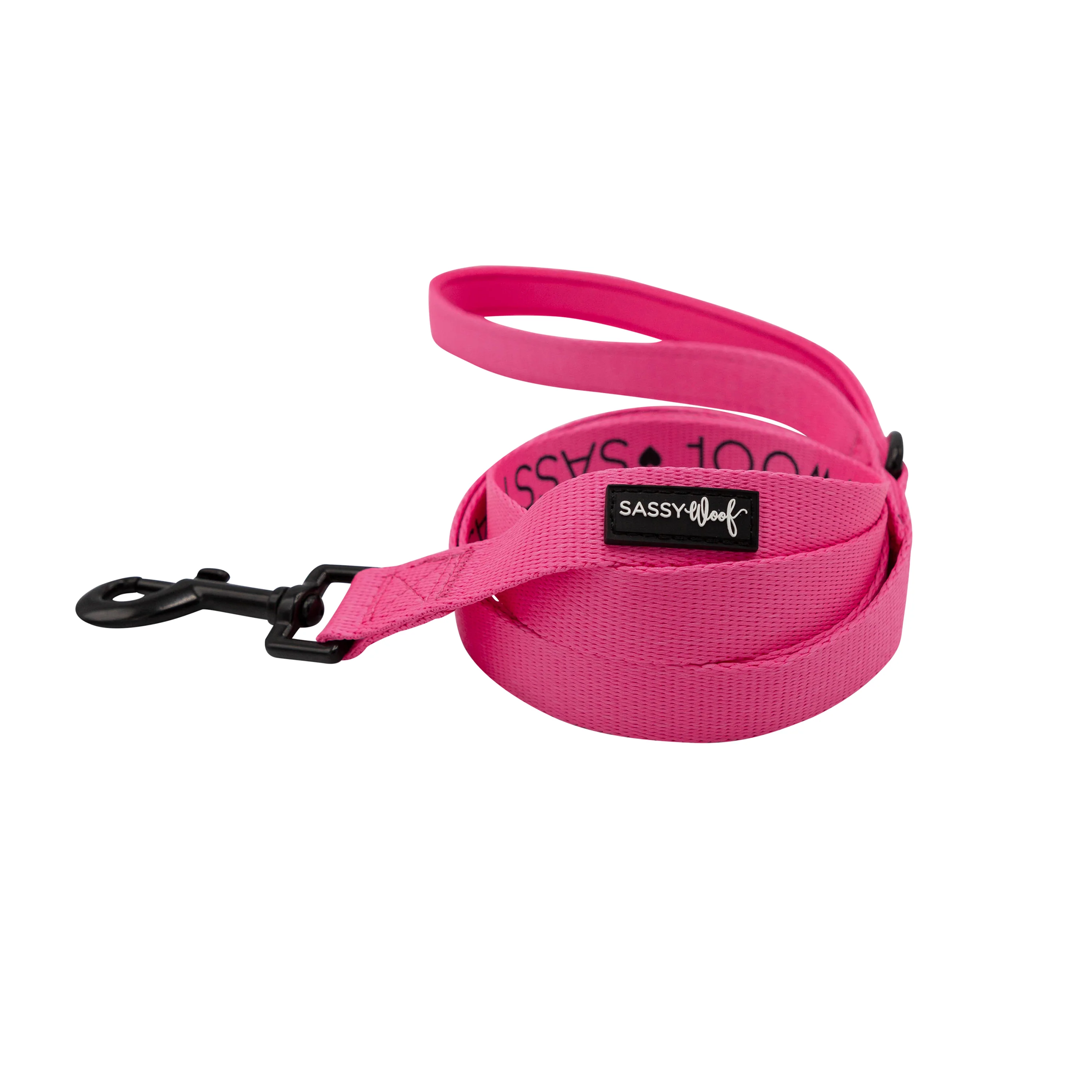 Sassy Woof Hundeleine Neon - Kollektion Pink