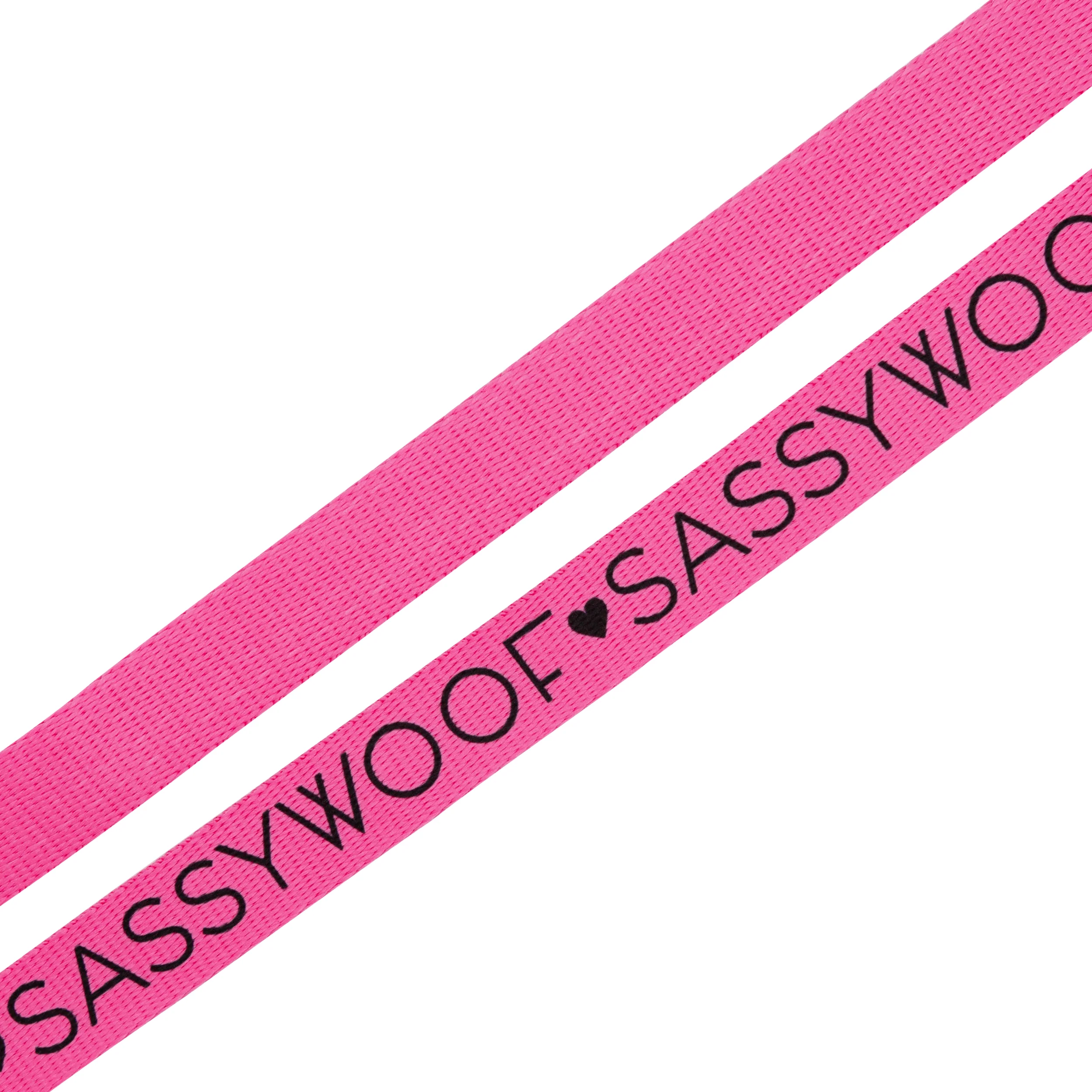 Sassy Woof Hundeleine Neon - Kollektion Pink